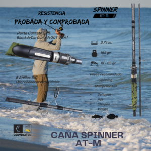 CAÑA CORVINATOR SPINNER AT-M 2.74M