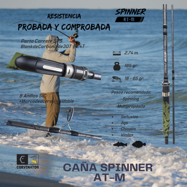 CAÑA CORVINATOR SPINNER AT-M 2.74M